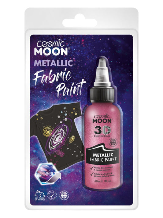 Adult Cosmic Moon Metallic Fabric Paint Pink (2)