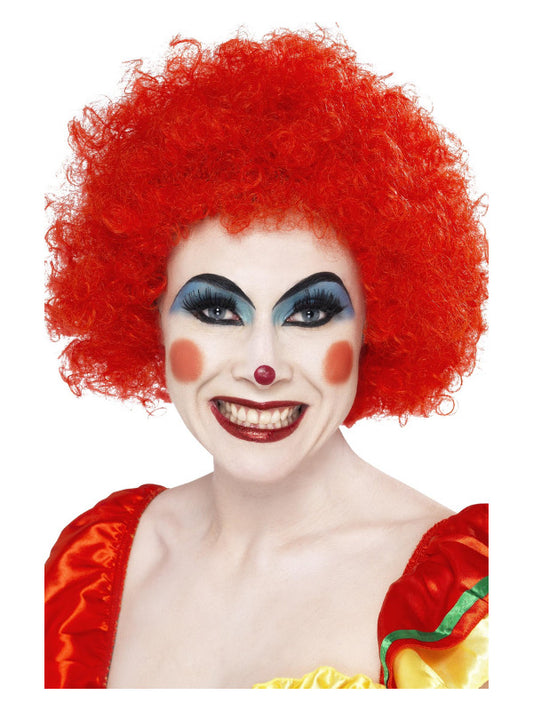 Crazy Clown Wig Red