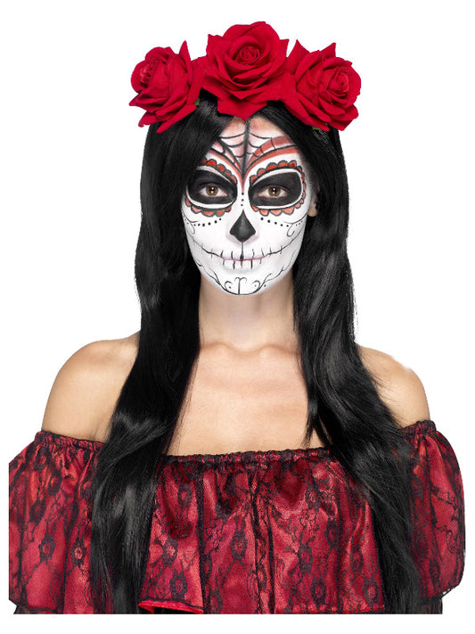 Day of the Dead Headband Red