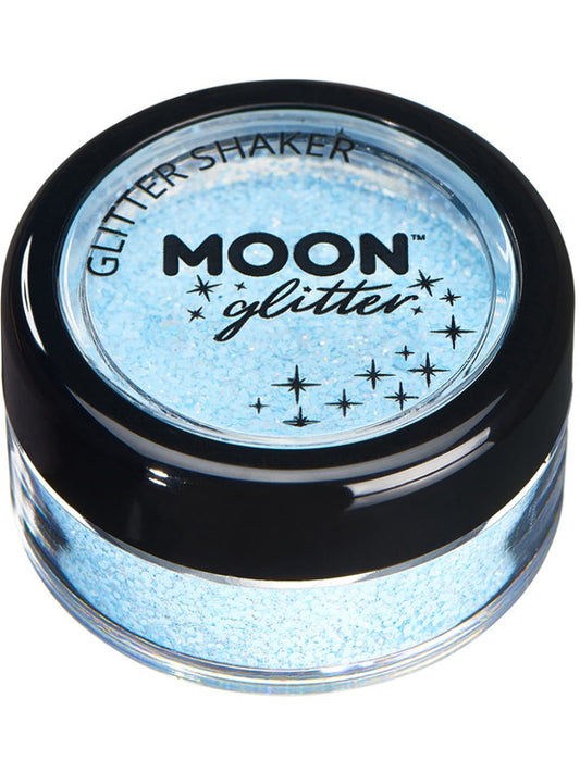 Adult Moon Glitter Pastel Glitter Shakers Baby Blue
