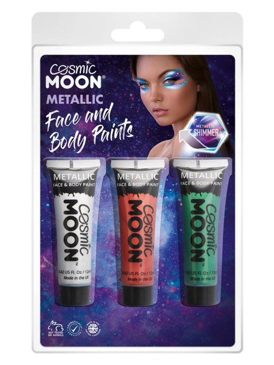 Adult Cosmic Moon Metallic Face  Body Paint (3)