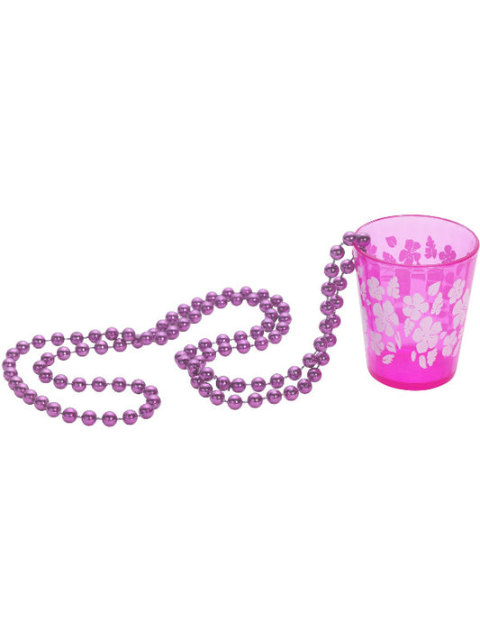 Shot Glass on Beads Pink