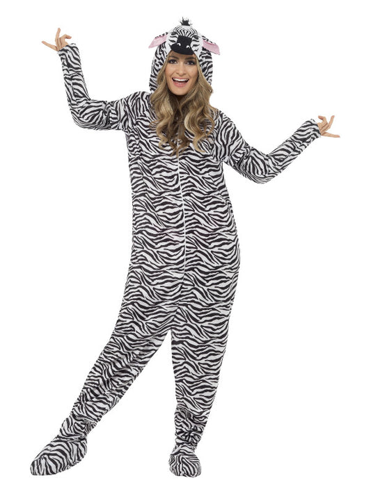 Zebra Costume Black  White