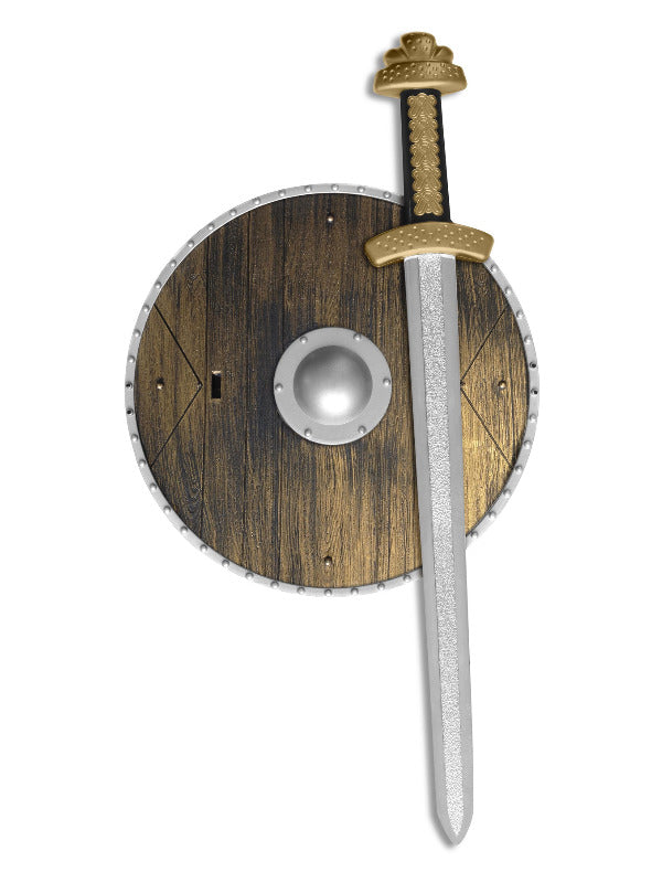 Kids Medieval Battle Set Brown