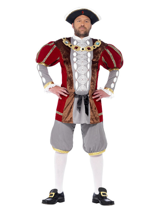 Deluxe Henry VIII Costume Red