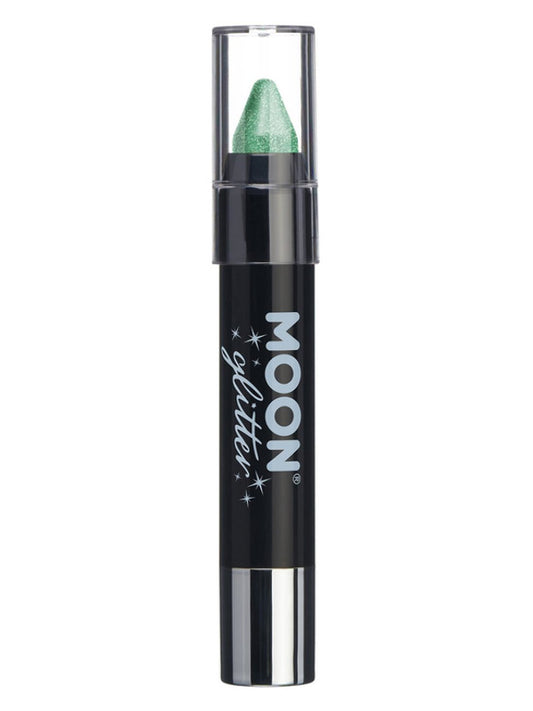 Moon Glitter Iridescent Body Crayons Green