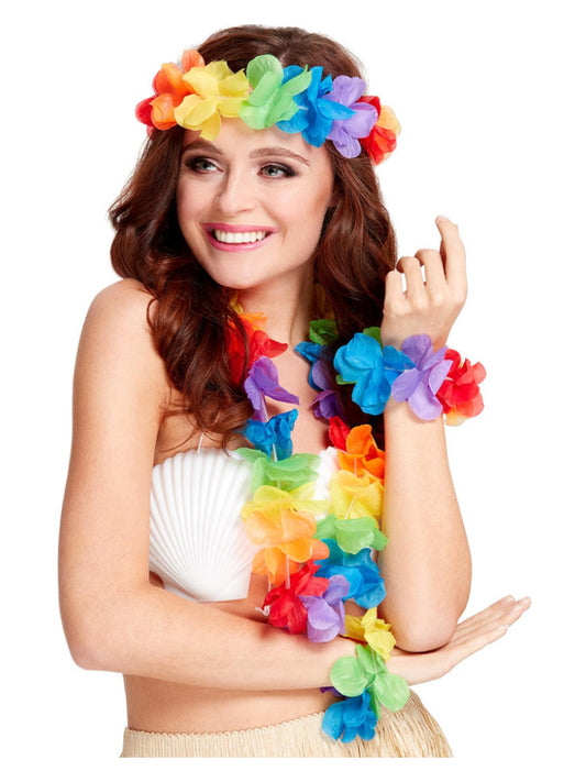 Rainbow Hawaiian Set MultiColoured