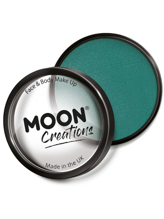 Adult Moon Creations Pro Face Paint Cake Pot Teal
