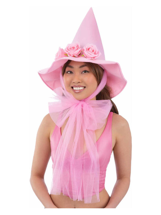 Pink Floral Good Witch Hat