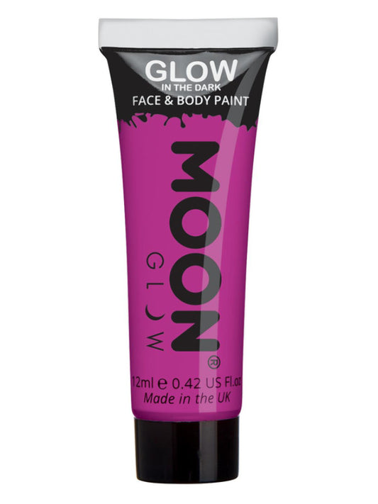 Adult Moon Glow  Glow in the Dark Face Paint Purple (2)