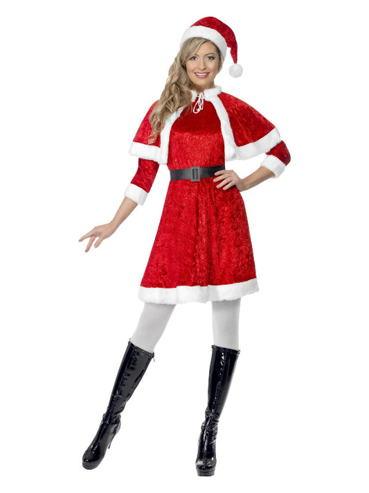 Adult Miss Santa Costume Red (2)