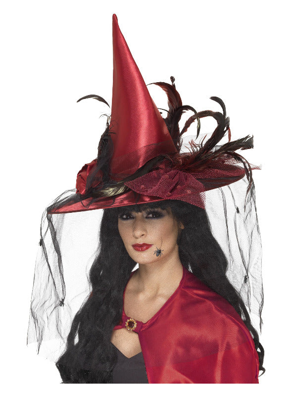 Witch Hat Deep Red