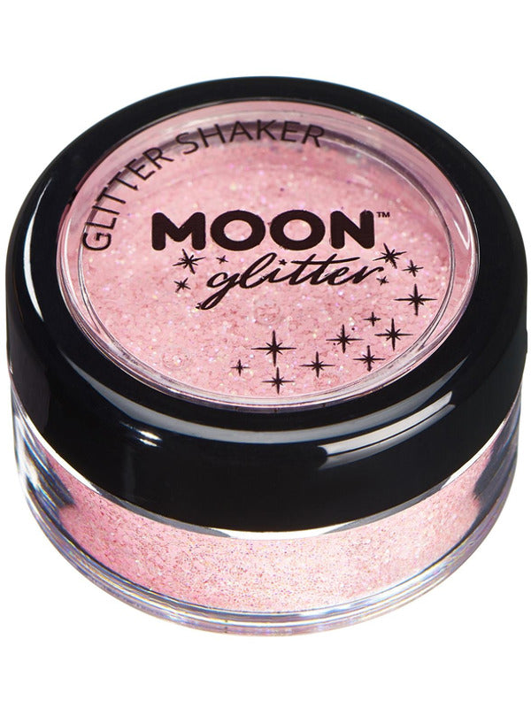 Adult Moon Glitter Pastel Glitter Shakers Coral