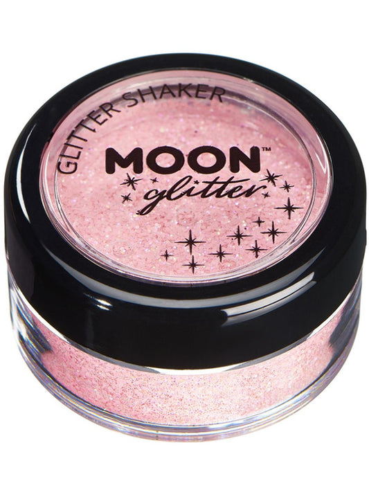 Adult Moon Glitter Pastel Glitter Shakers Coral
