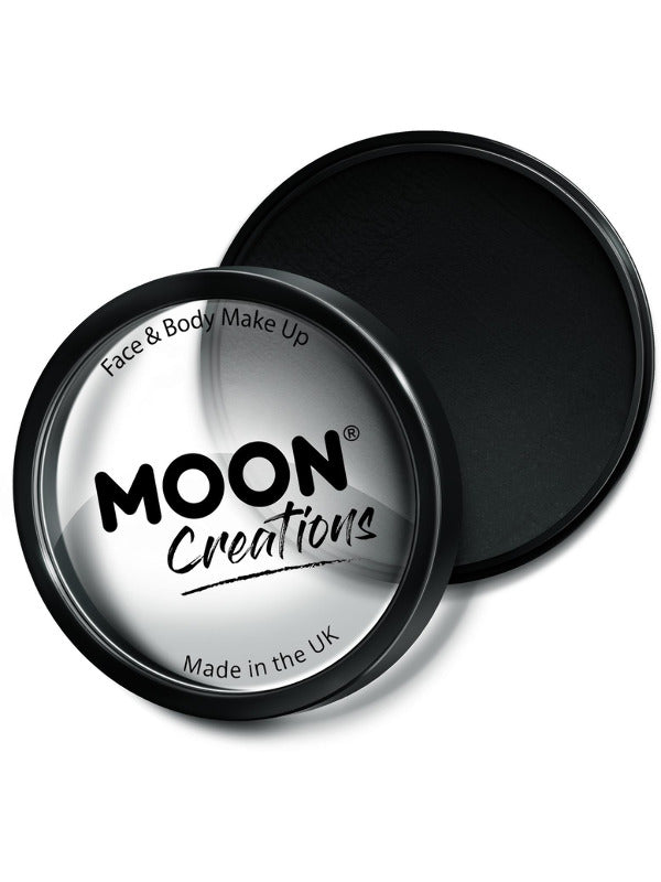 Adult Moon Creations Pro Face Paint Cake Pot Black
