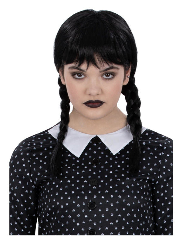Kids Kids Gothic School Girl Wig