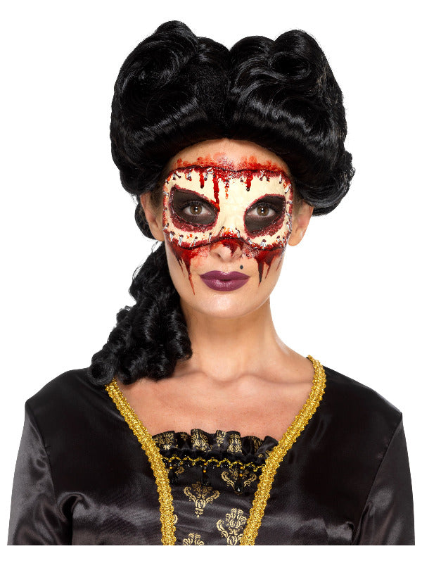 Smiffys MakeUp FX Masquerade Face Off Prosthetic