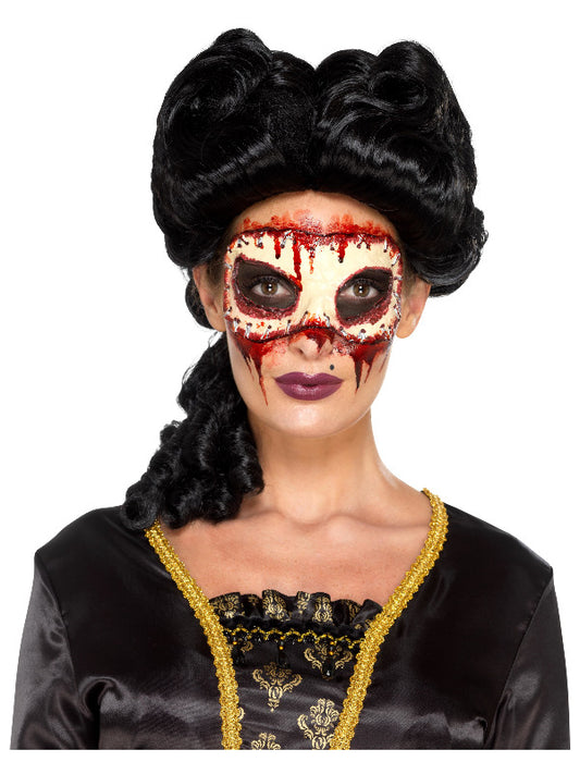 Smiffys MakeUp FX Masquerade Face Off Prosthetic