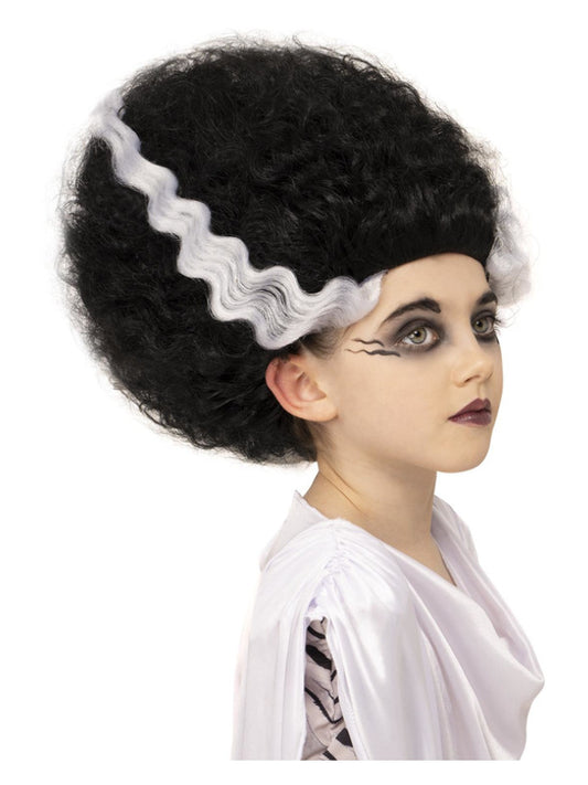Kids Universal Monsters Bride of Frankenstein Wig