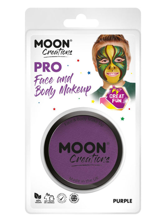 Adult Moon Creations Pro Face Paint Cake Pot Purple (2)