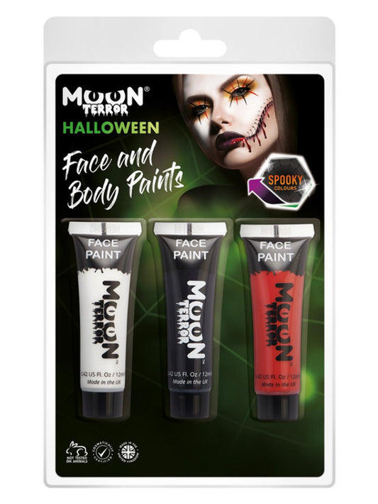 Moon Terror Halloween Face  Body Paint