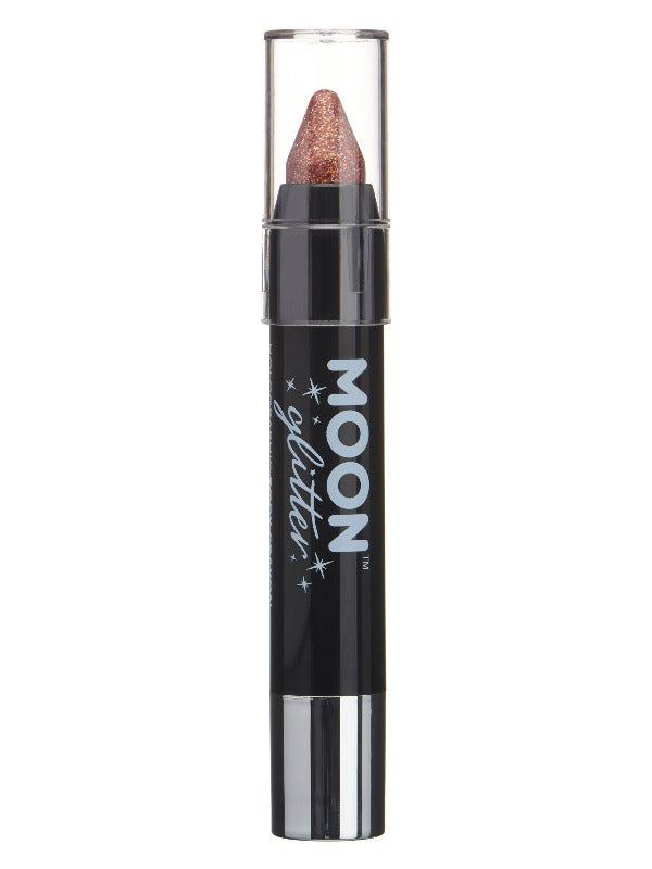 Adult Moon Glitter Holographic Body Crayons Rose Gold