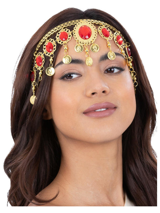 Grecian Gold  Ruby Headdress