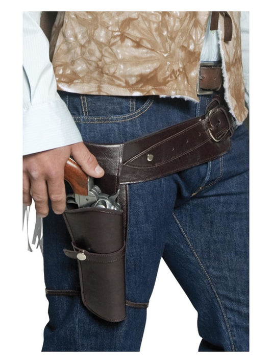 Authentic Western Wandering Gunman Belt  Holster