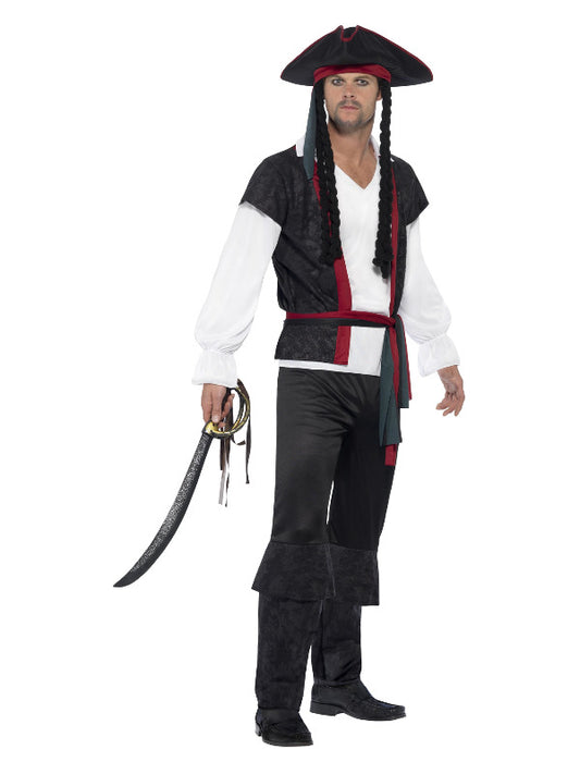 Aye Aye Pirate Captain Costume Black