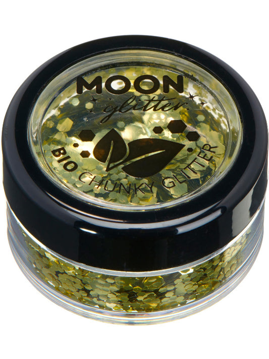 Moon Glitter Bio Chunky Glitter Gold