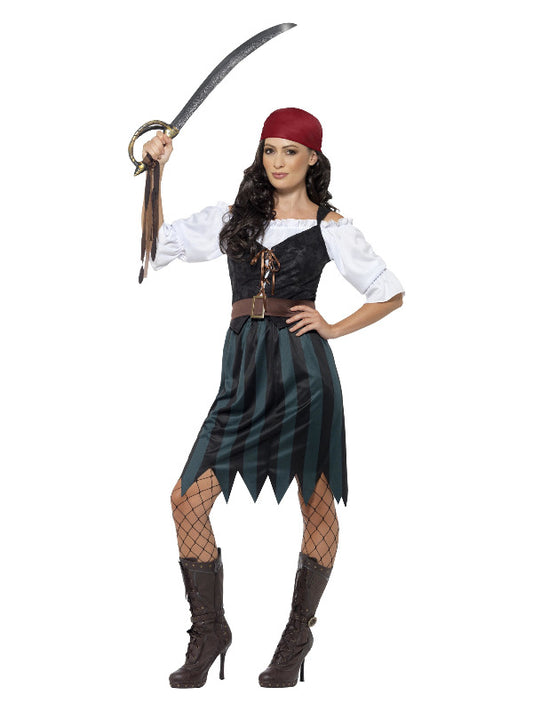 Pirate Deckhand Costume Blue