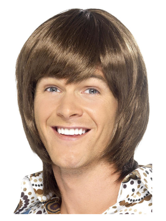 70s Heartthrob Wig Brown