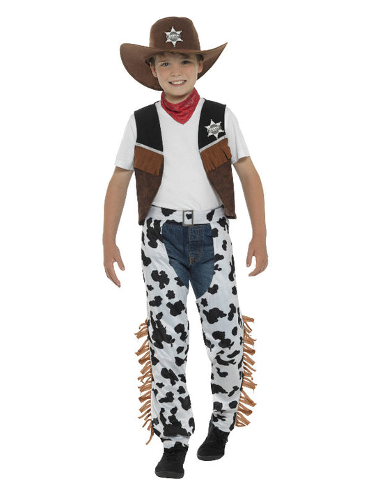 Kids Texan Cowboy Costume Brown