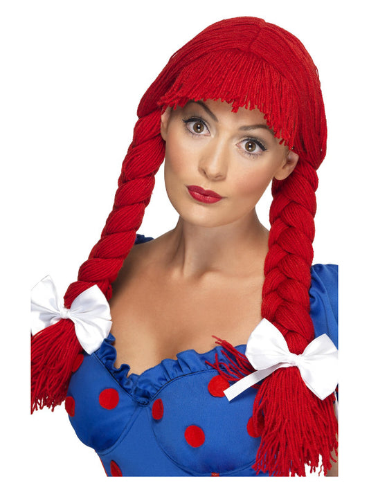 Rag Doll Wig Red