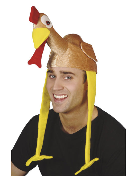 Gobbler Bonnet Turkey Hat Brown