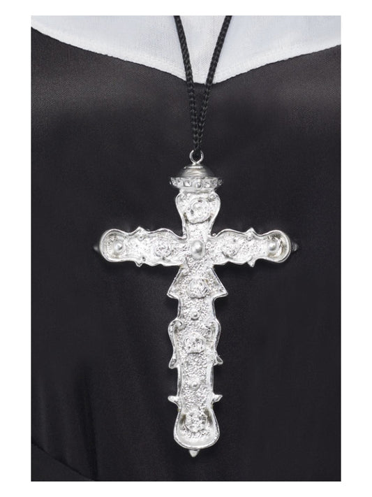 Ornate Cross Pendant Silver