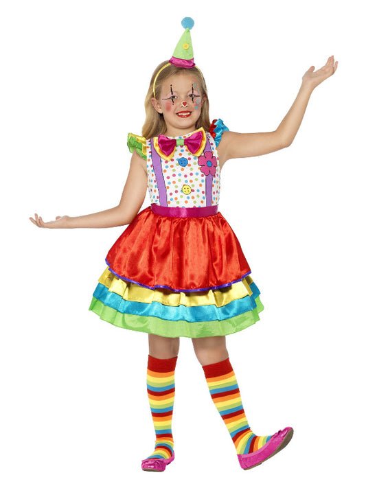 Kids Deluxe Clown Girl Costume