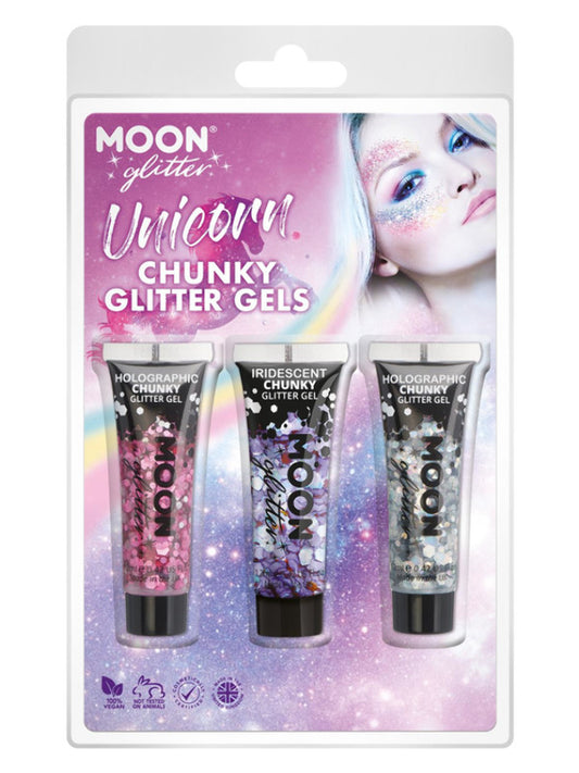 Adult Moon Glitter Themed Clamshells Pink (4)