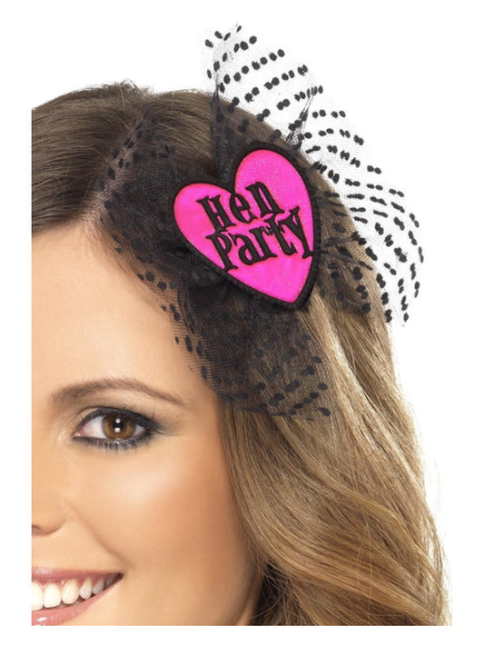Hen Party Hair Bow Pink