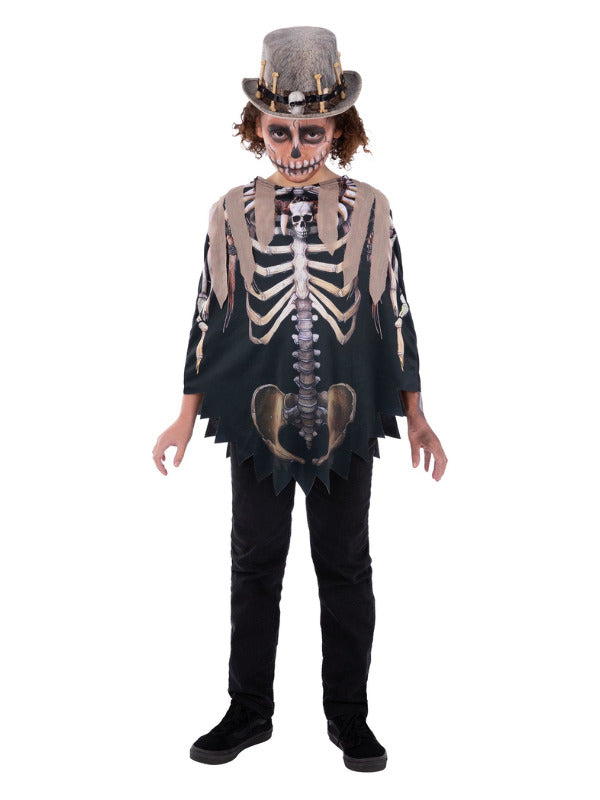 Kids Voodoo Witch Doctor Poncho Kids