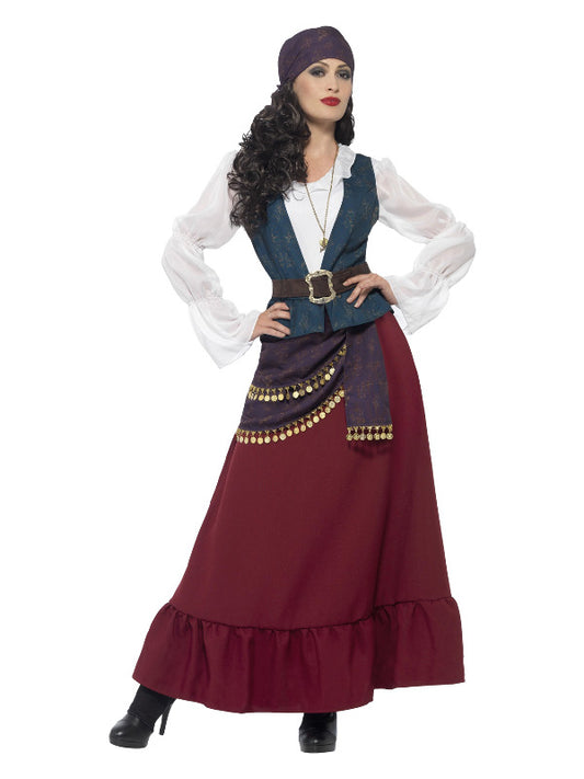 Deluxe Pirate Buccaneer Beauty Costume Purple