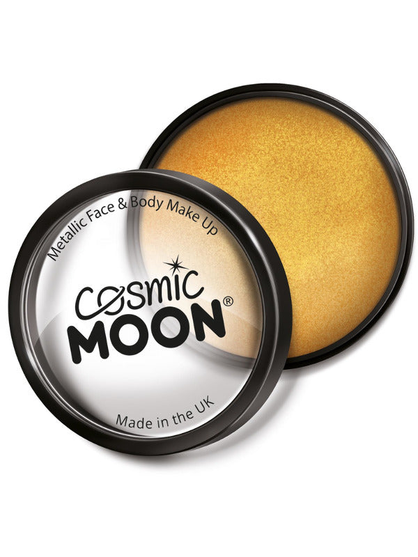 Adult Cosmic Moon Metallic Pro Face Paint Cake Pots Gol