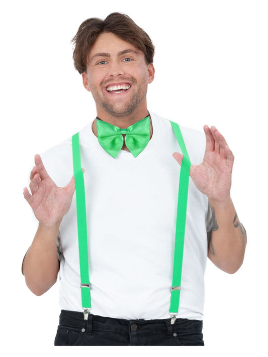 Bow Tie  Braces Kit Green