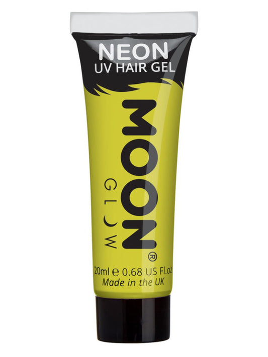 Adult Moon Glow Intense Neon UV Hair Gel Intense Yellow (2)