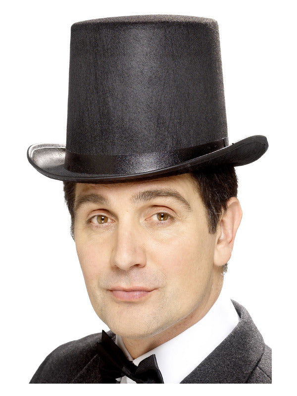 Stovepipe Topper Hat Black