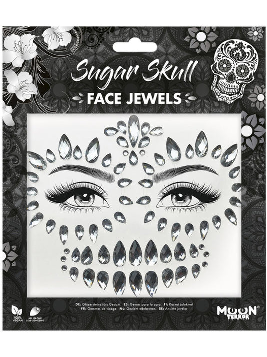 Moon Terror Face Jewels Sugar Skull