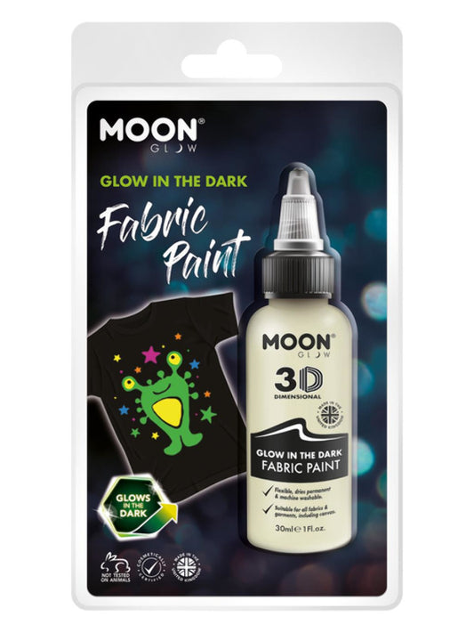 Moon Glow  Glow in the Dark Fabric Paint Invisib