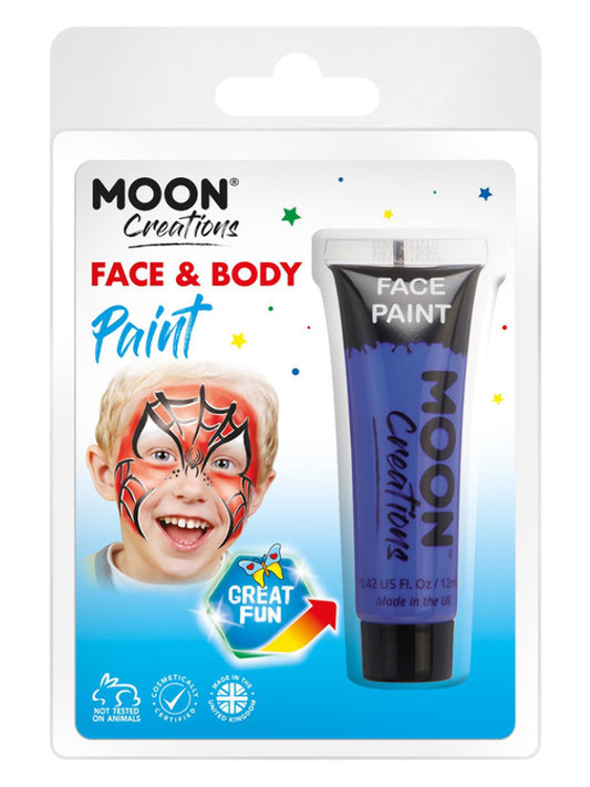 Adult Moon Creations Face  Body Paint Dark Blue (2)