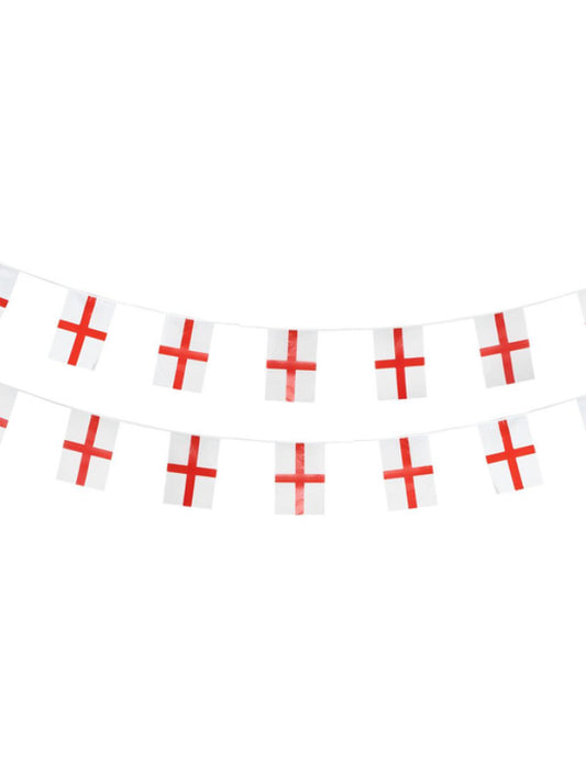 England Flag Rectangle Bunting Plastic