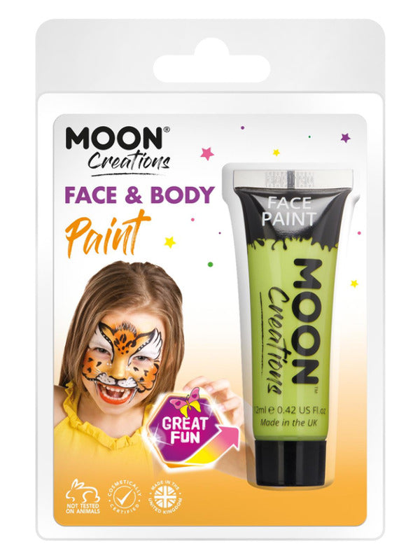 Moon Creations Face  Body Paint Lime Green